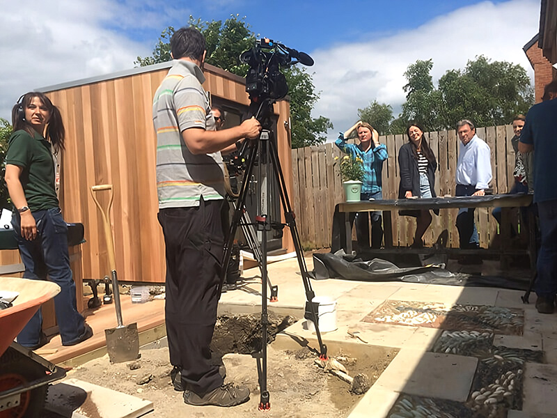 ITV's Love Your Garden Filming