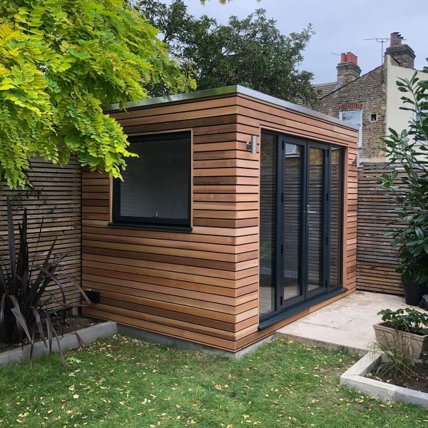 3.6m x 2.4m bespoke with french doors, side lights and additional opening window