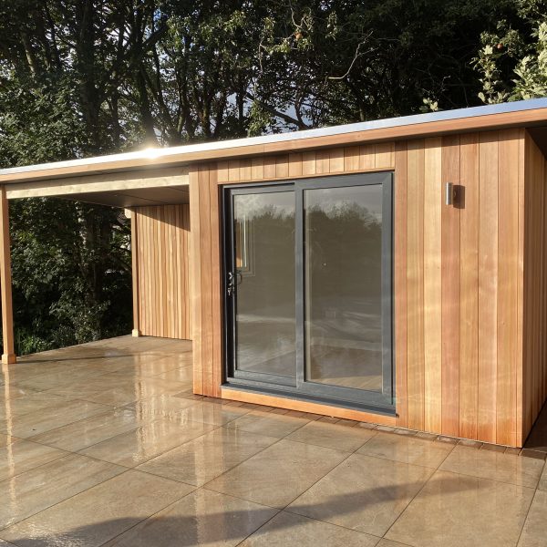 3m x 2.4m with bespoke covered area