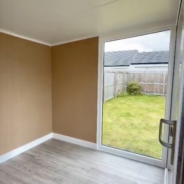 Hampton Vista interior showing fixed glazing